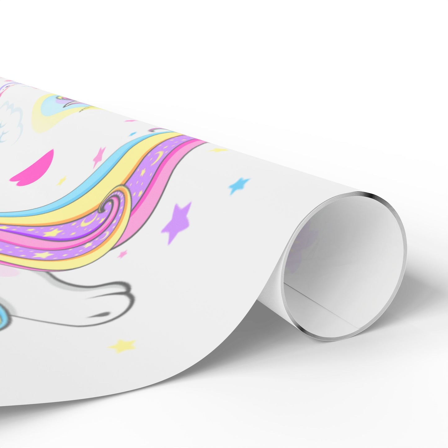 Colorful Horse Wrapping Paper Bright Gift Wrap for Celebrations