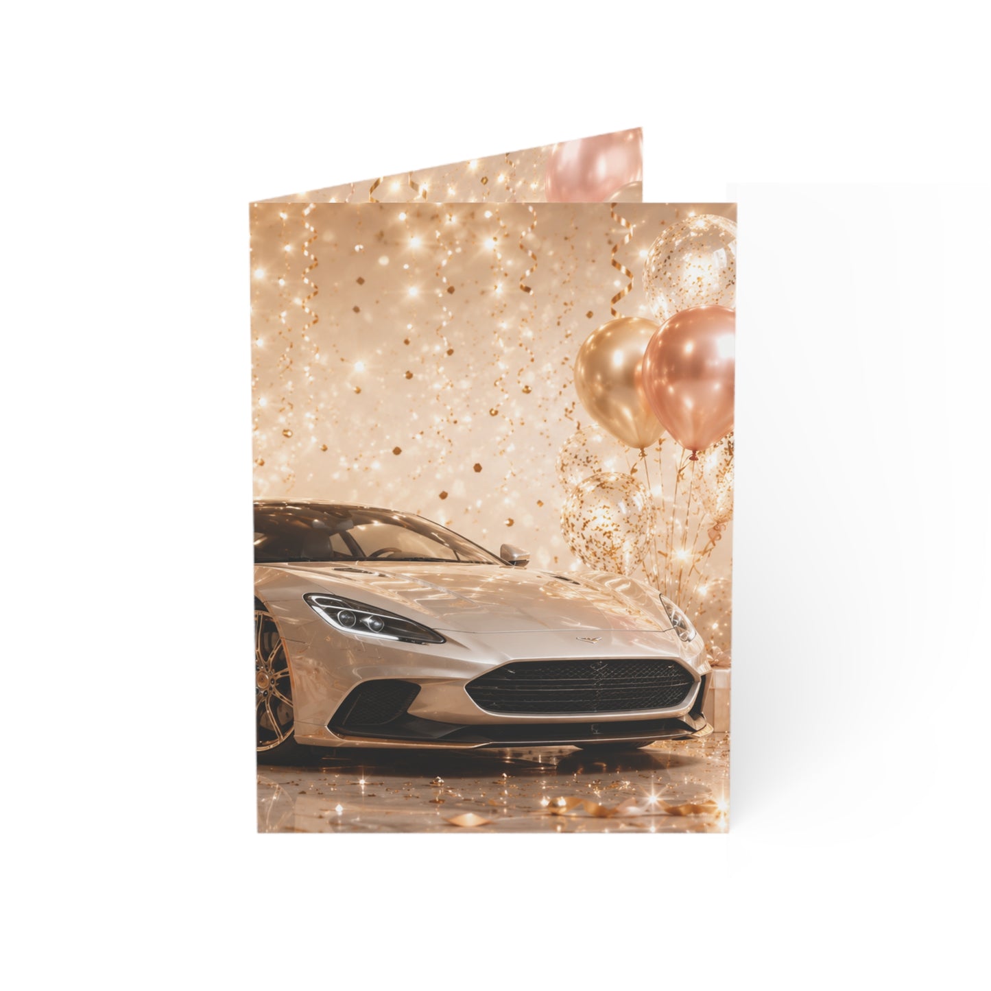 Champagne Celebration Luxury Birthday Greeting Card