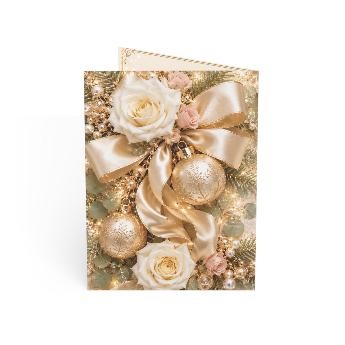 Elegant Holiday Wishes Greeting Card