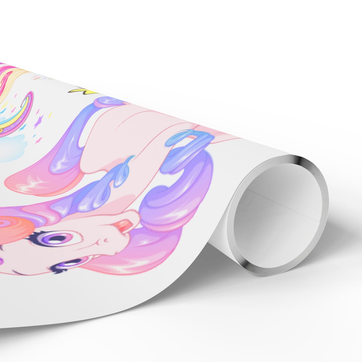 Colorful Horse Wrapping Paper Bright Gift Wrap for Celebrations