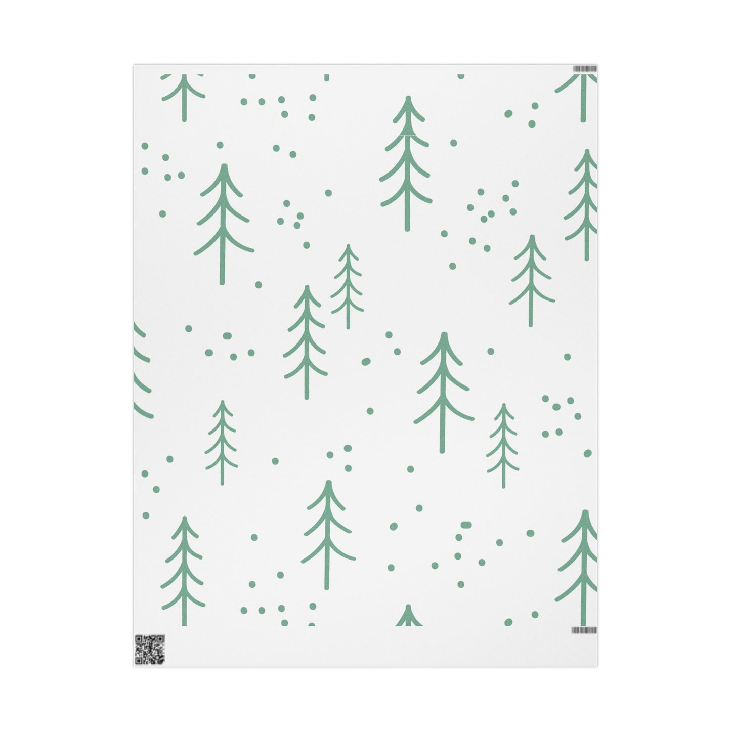 Christmas Tree Wrapping Paper Festive Holiday Gift Wrap