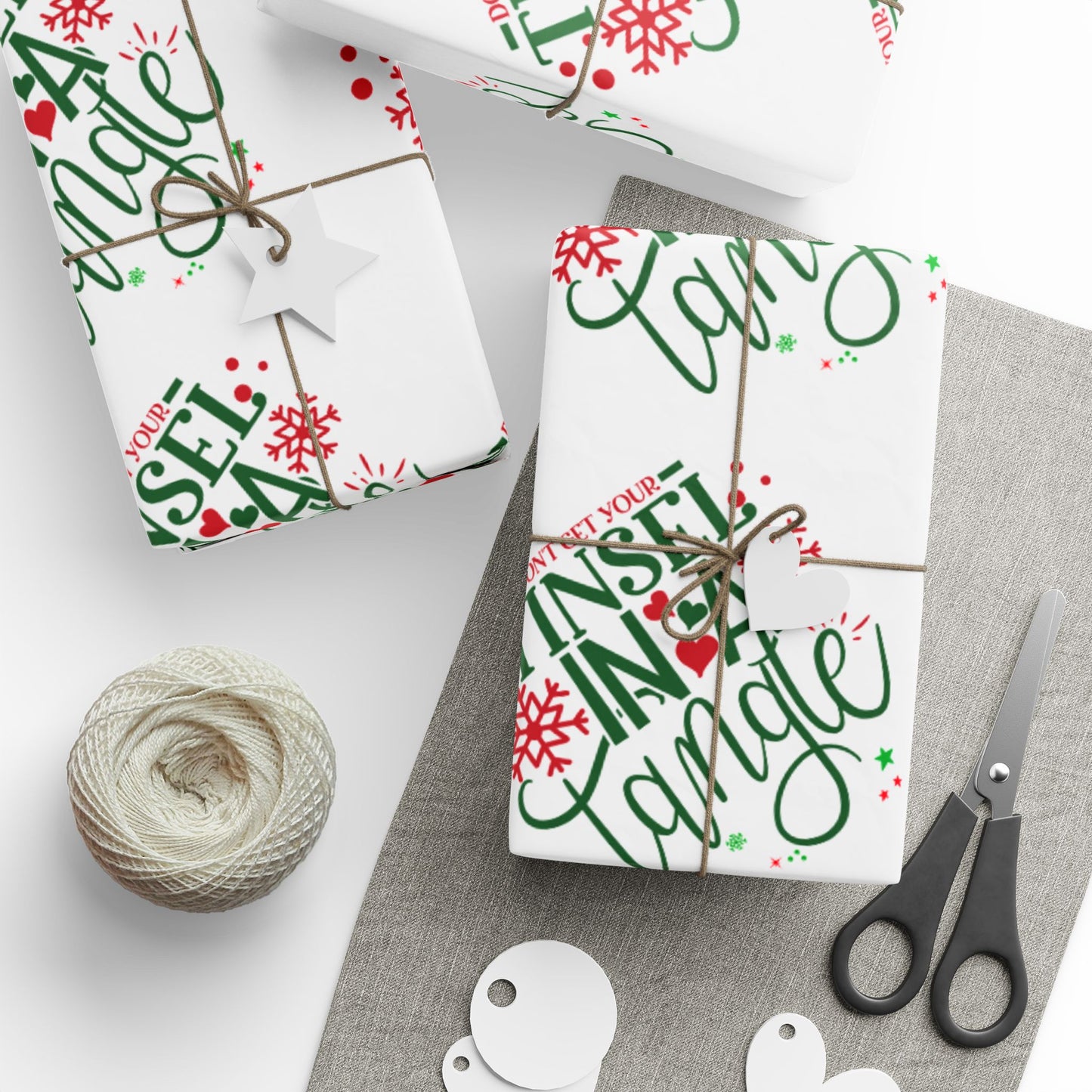 Festive Wrapping Paper Seasonal Gift Wrap for Holidays and Celebrations