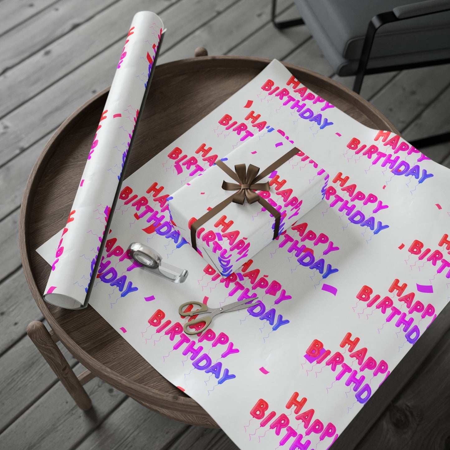 Bright Birthday Wrapping Paper