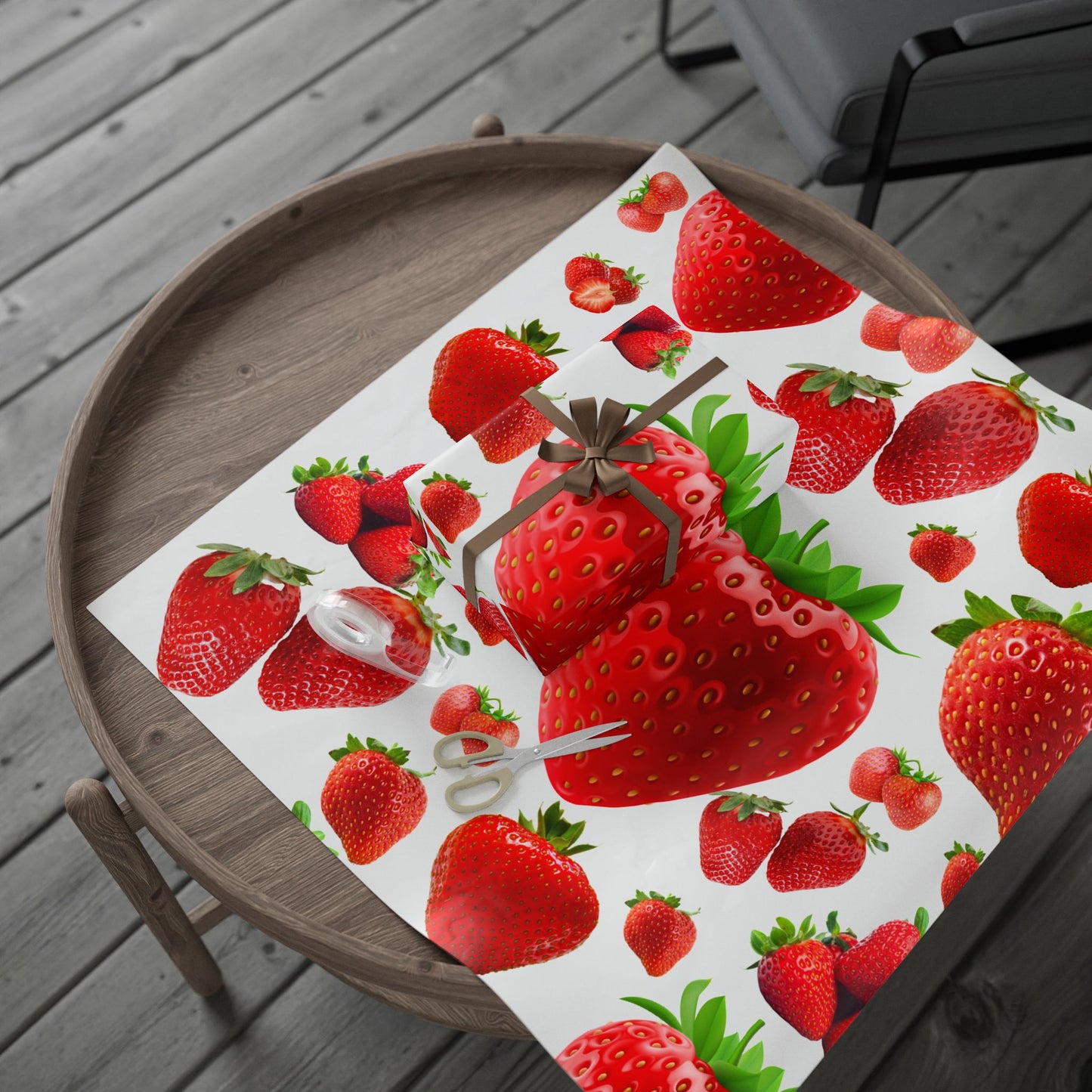 Strawberry Delight Wrapping Paper