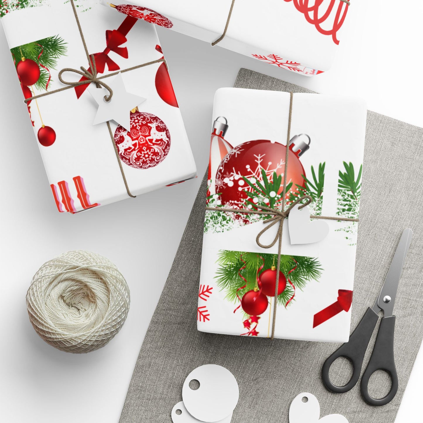 Joyful Christmas Wrapping Paper Festive Gift Wrap for Holidays