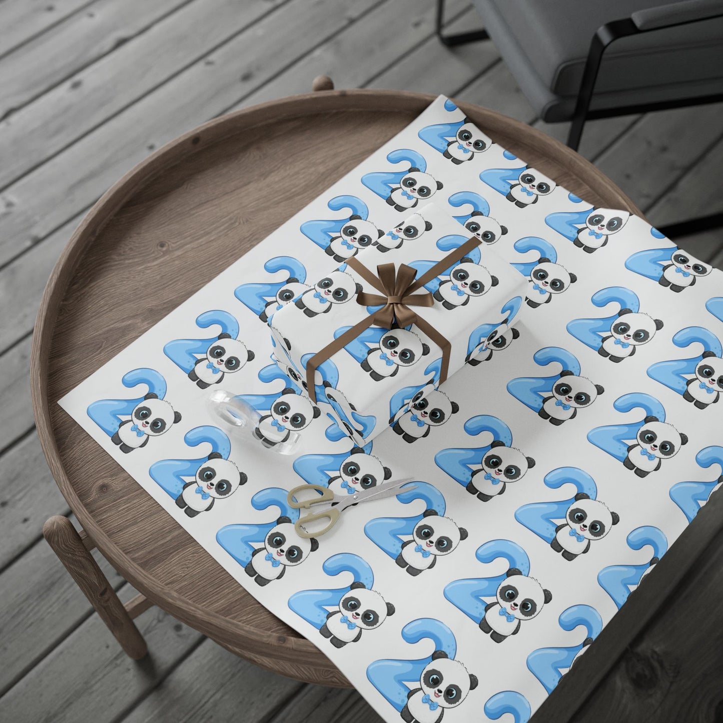 Playful Panda Wrapping Paper Cute Gift Wrap for Kids & Celebrations