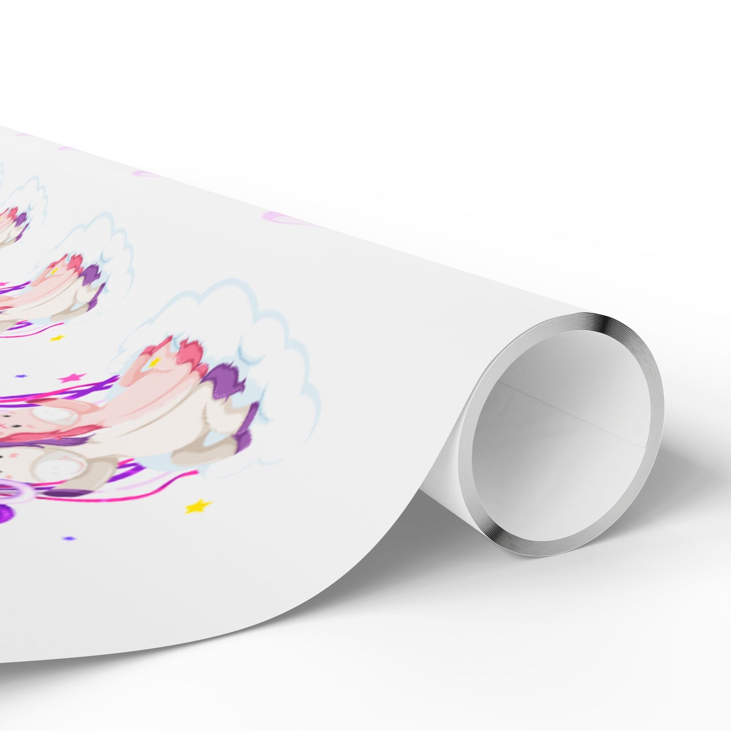 Purple Horses Wrapping Paper Elegant Gift Wrap for Celebrations