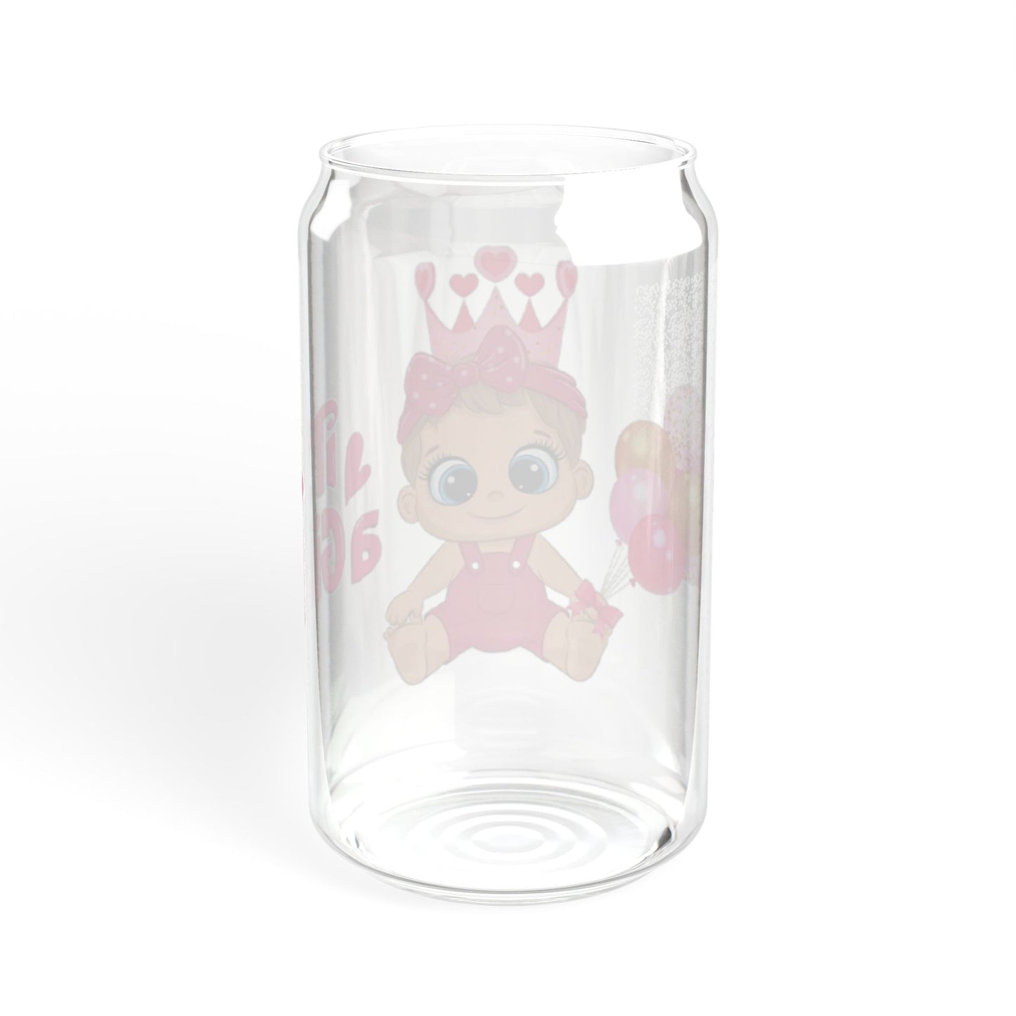 It’s a Girl Party Glass 16oz Gender Reveal Tumbler