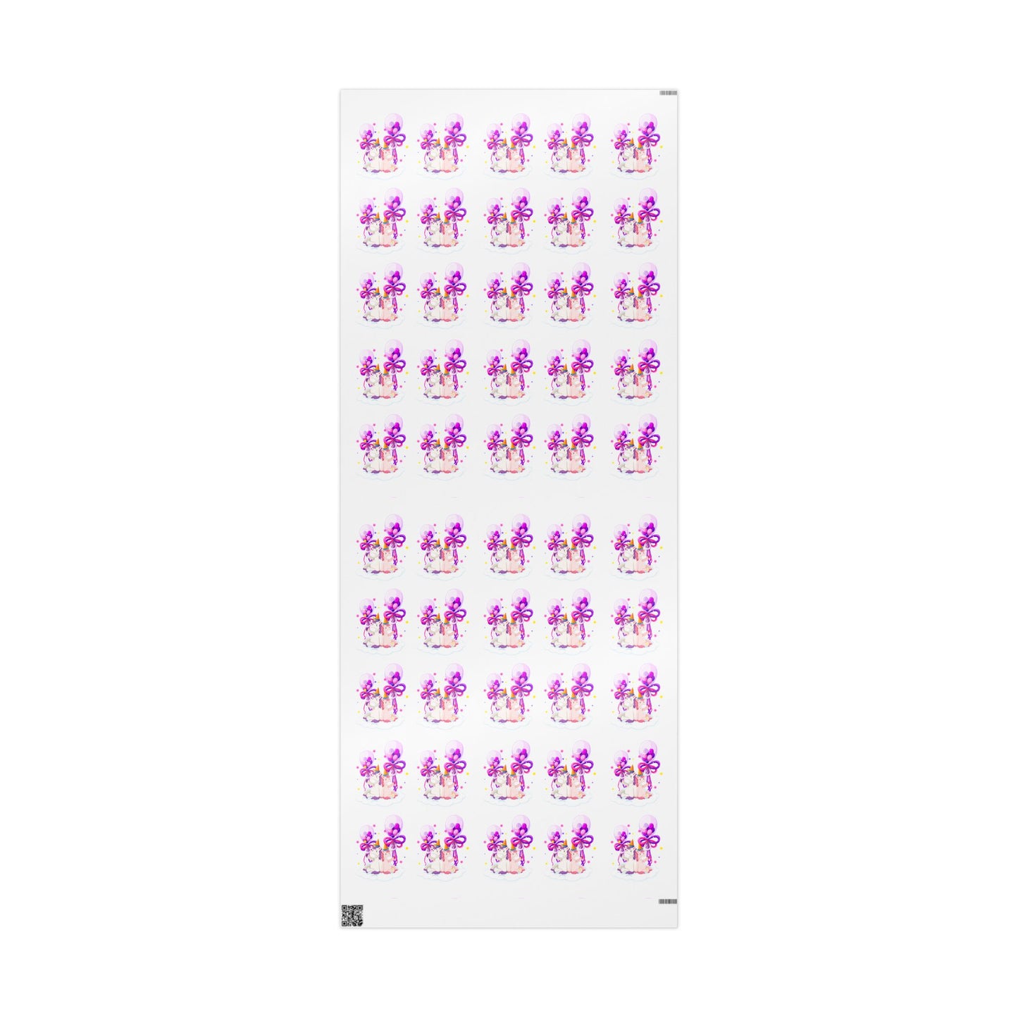 Purple Horses Wrapping Paper Elegant Gift Wrap for Celebrations