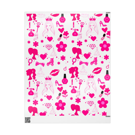 Girly Glow Wrapping Paper