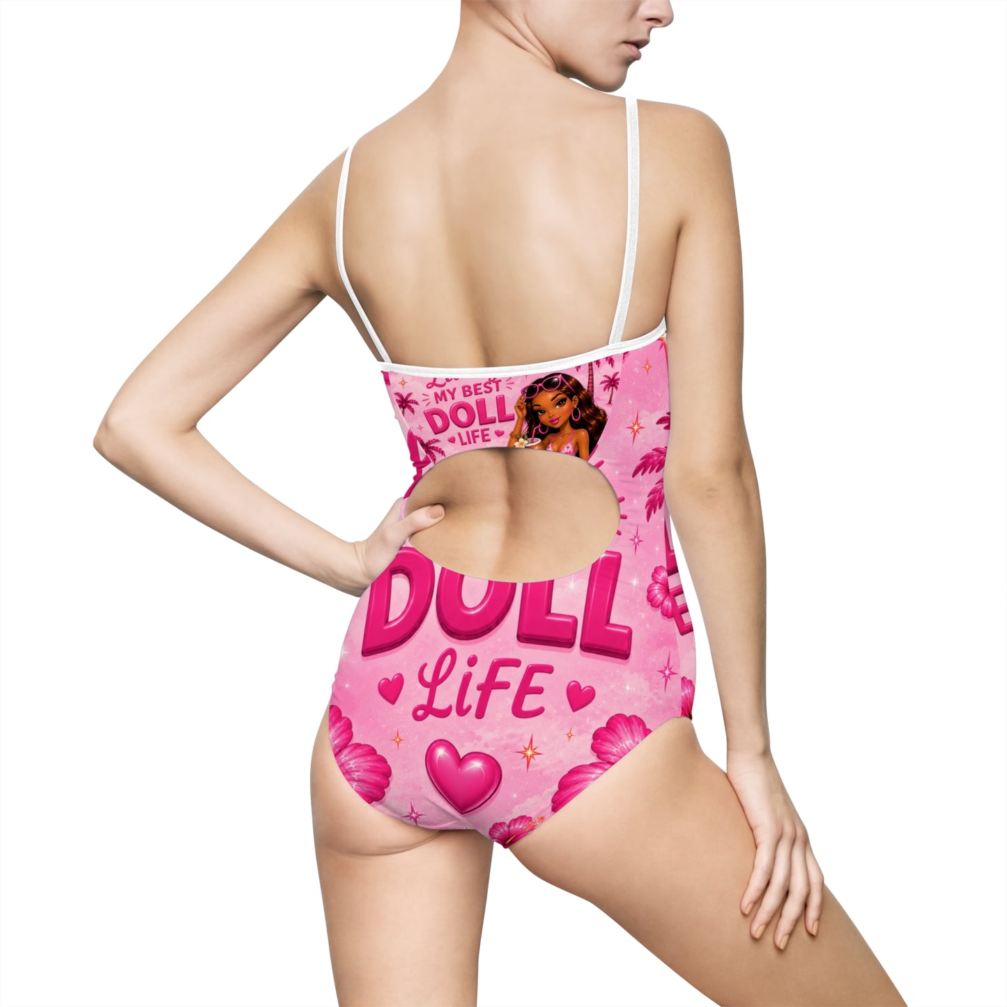 Pink Paradise Doll Swimsuit