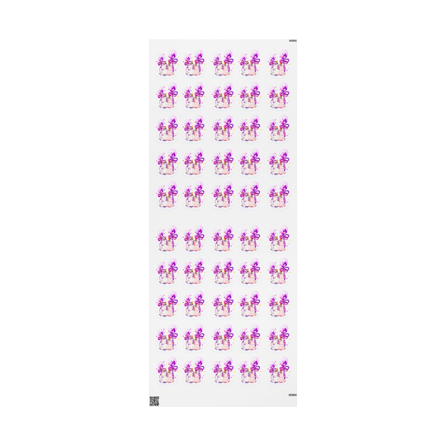 Purple Horses Wrapping Paper Elegant Gift Wrap for Celebrations
