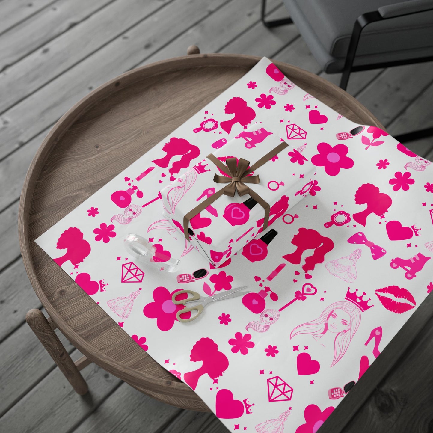 Girly Glow Wrapping Paper