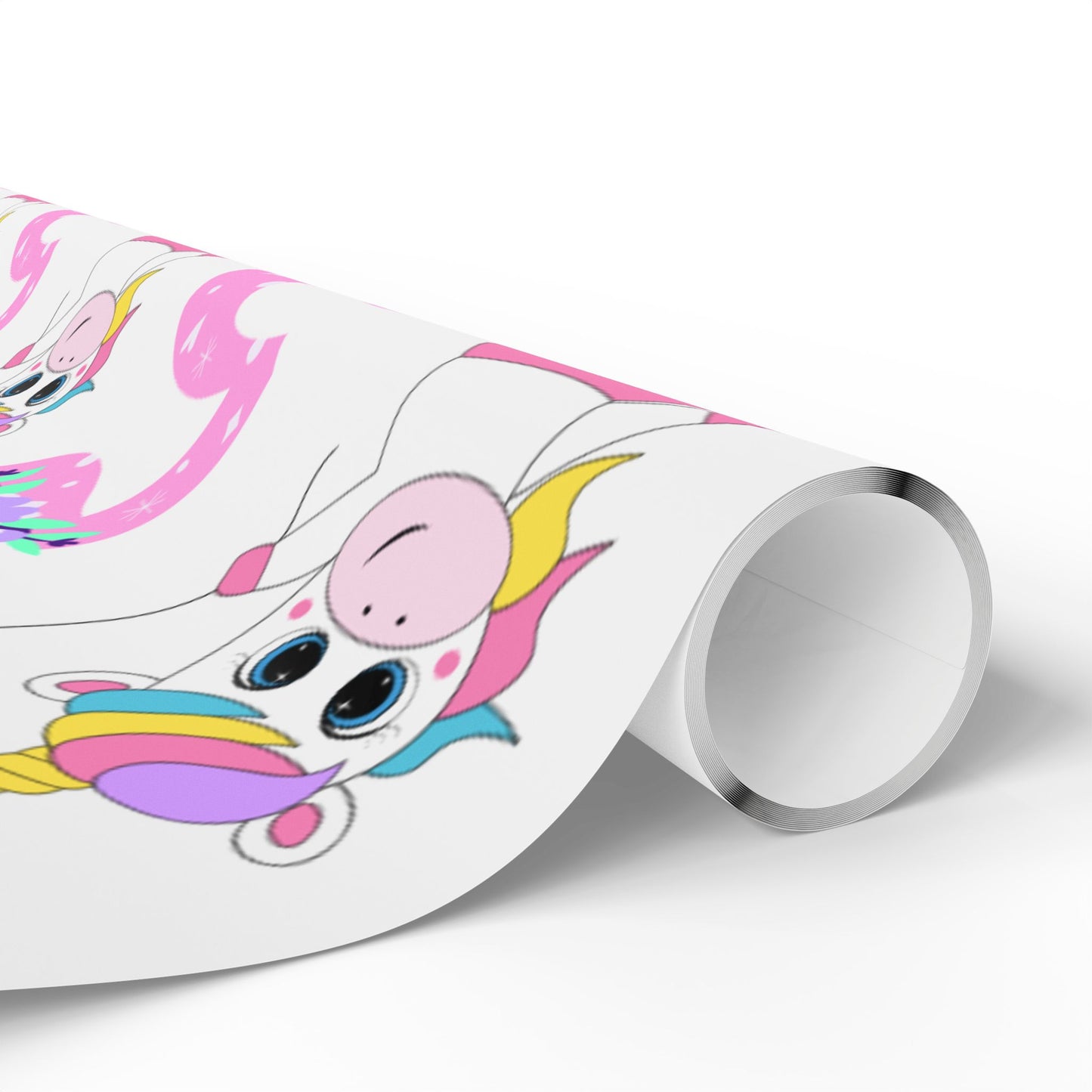 Colorful Horse Birthday Wrapping Paper Fun Gift Wrap for Kids Parties