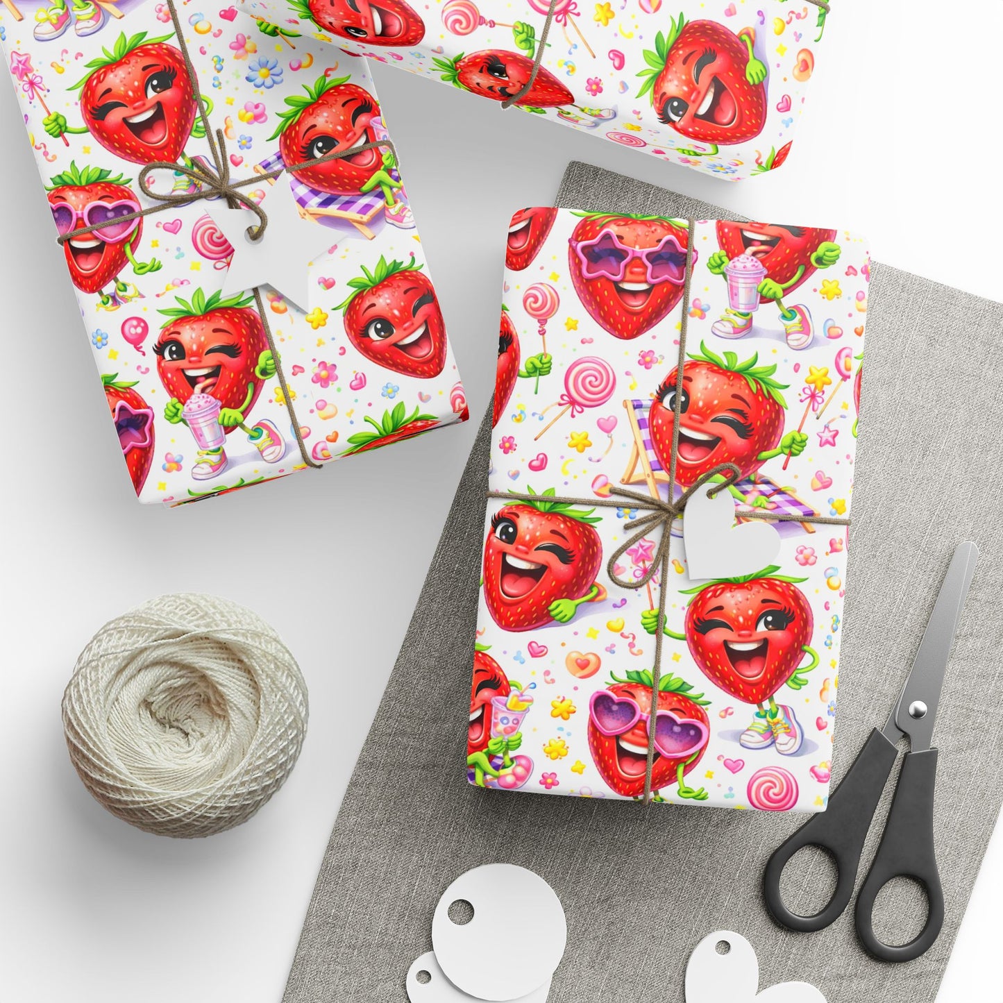 Strawberry Delight Wrapping Paper