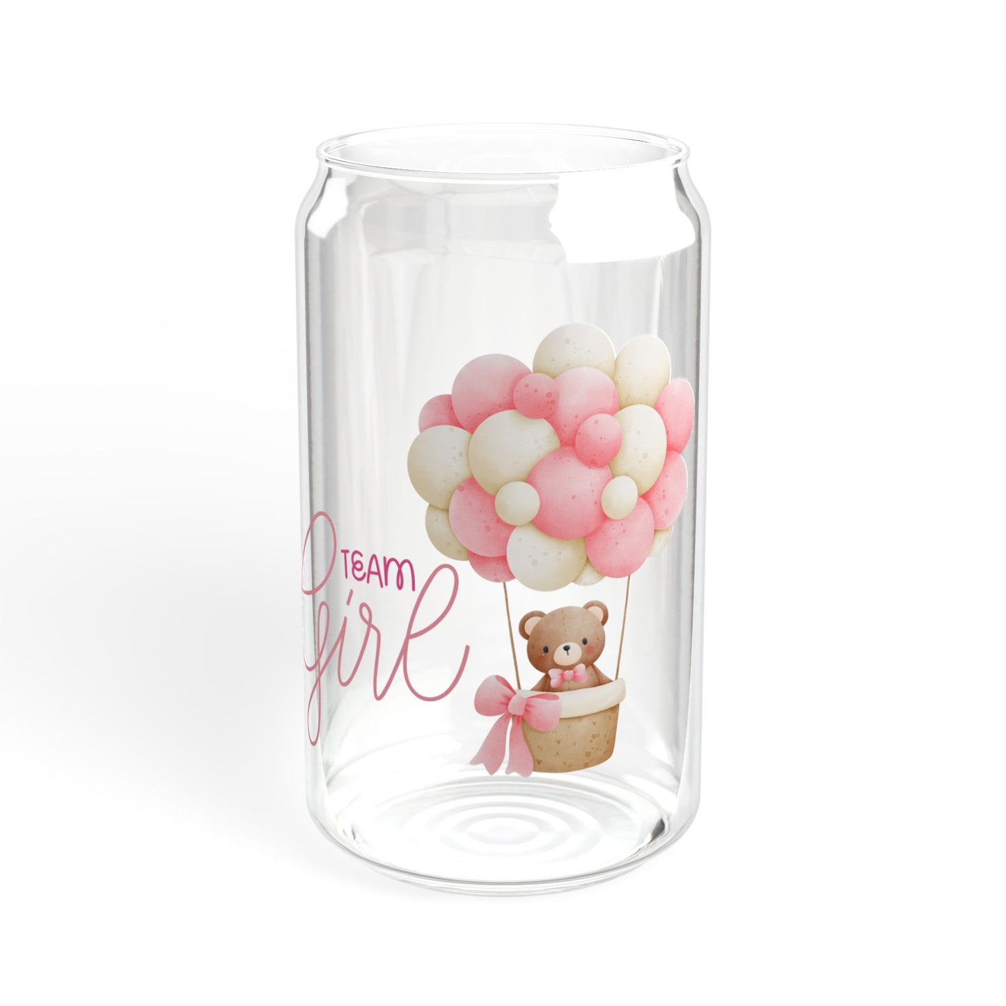 Vote Girl Drink Glass 16oz Eco Friendly Glass