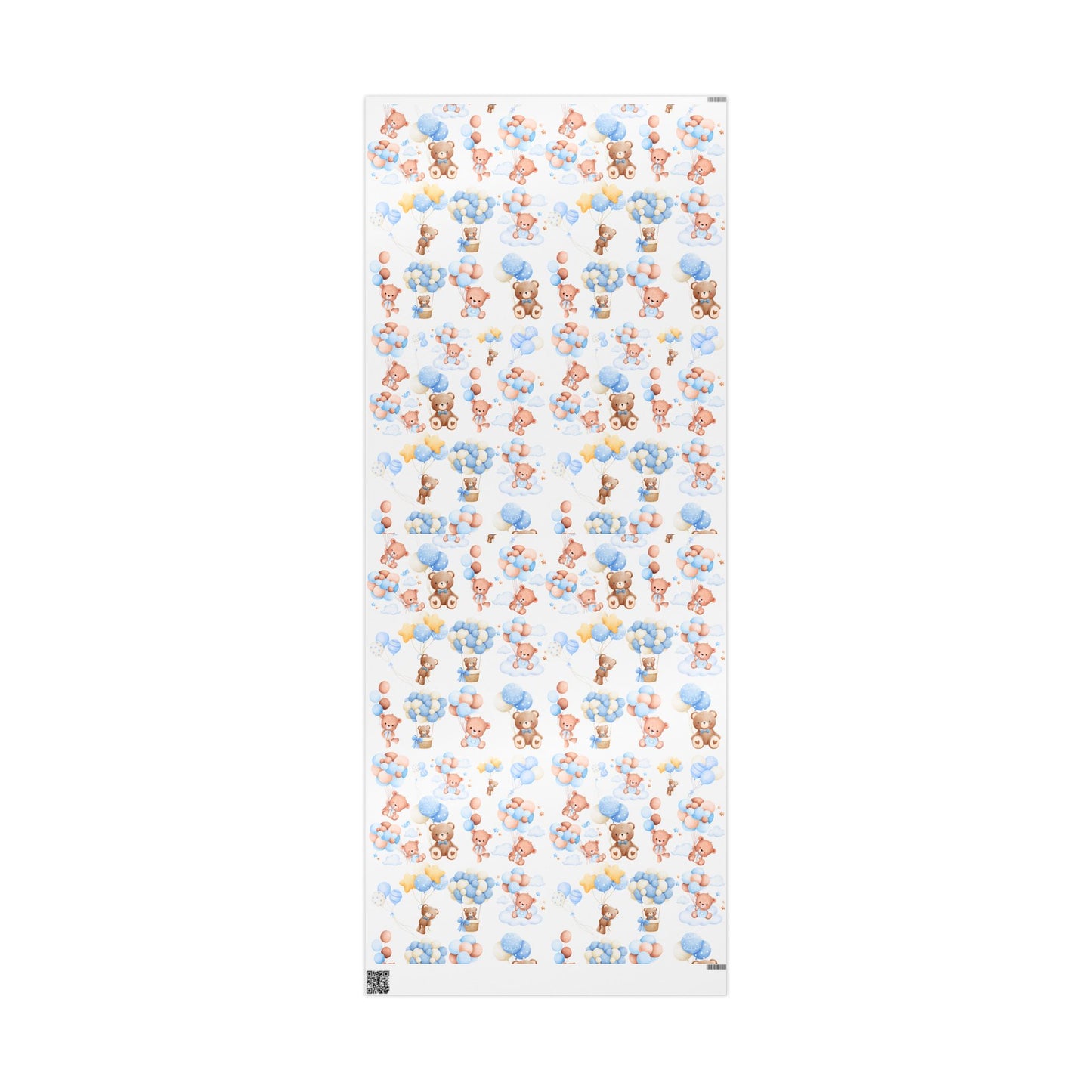 Teddy Bear Wrapping Paper Adorable Gift Wrap for Baby Showers and Birthdays