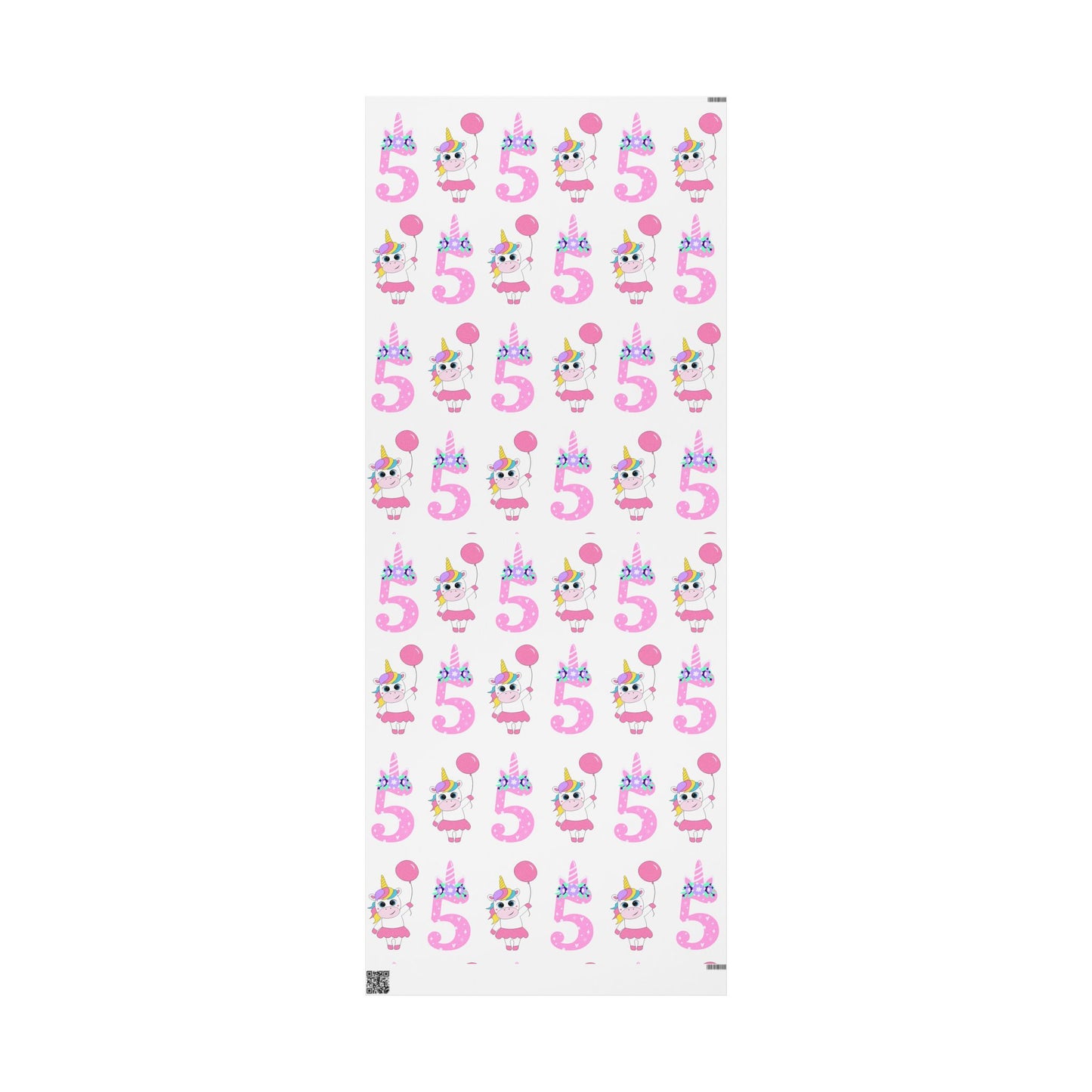 Colorful Horse Birthday Wrapping Paper Fun Gift Wrap for Kids Parties