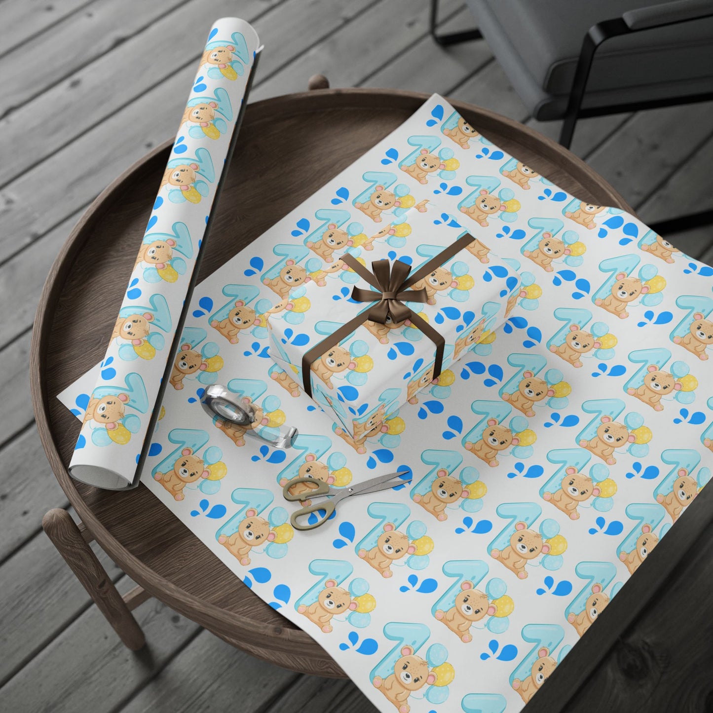 Cute Animal Wrapping Paper - Fun Gift Wrap for Birthdays, Baby Showers, Holidays, Kids Parties, and Celebrations