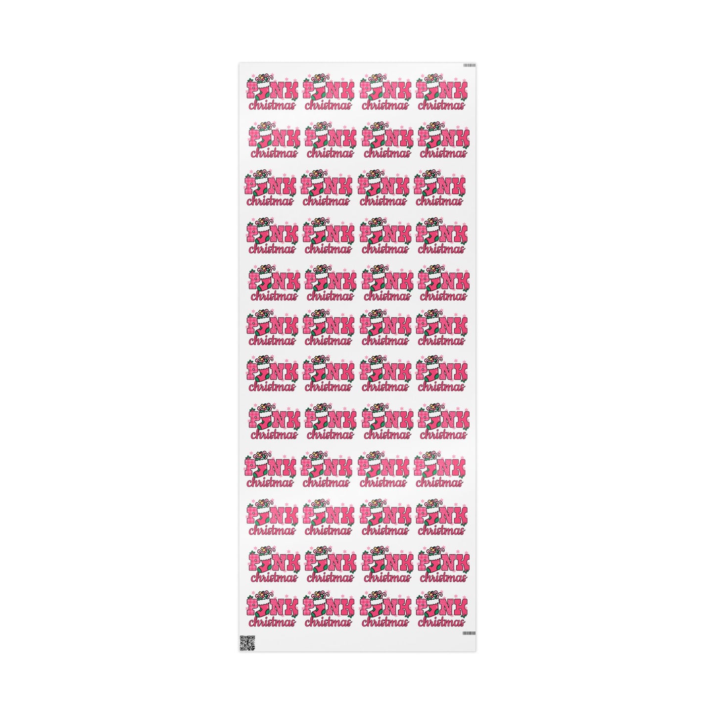 Pink Holiday Wrapping Paper – Modern Festive Gift Wrap