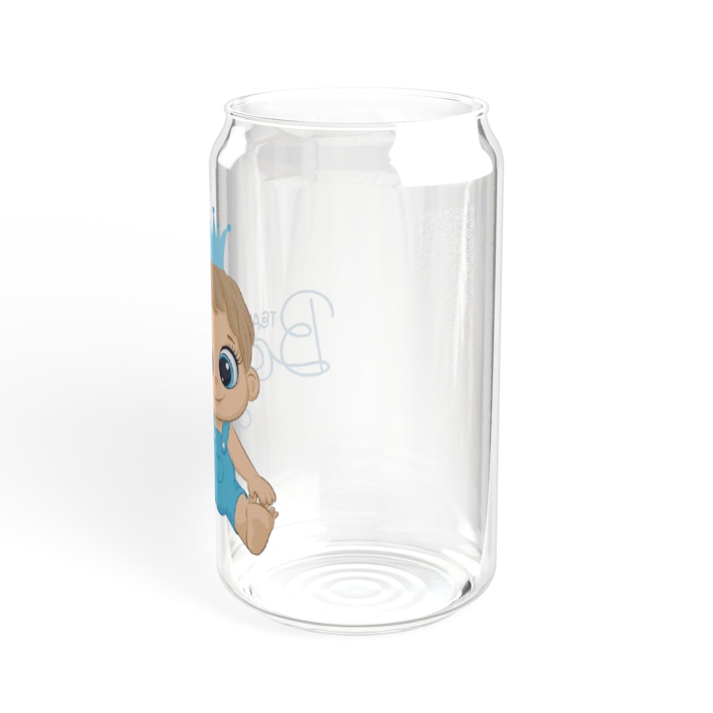 Baby Shower Glass Tumbler 16oz Drinkwater for Parties & Gifts