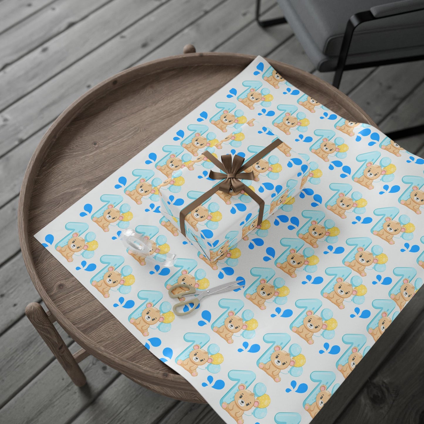 Cute Animal Wrapping Paper - Fun Gift Wrap for Birthdays, Baby Showers, Holidays, Kids Parties, and Celebrations