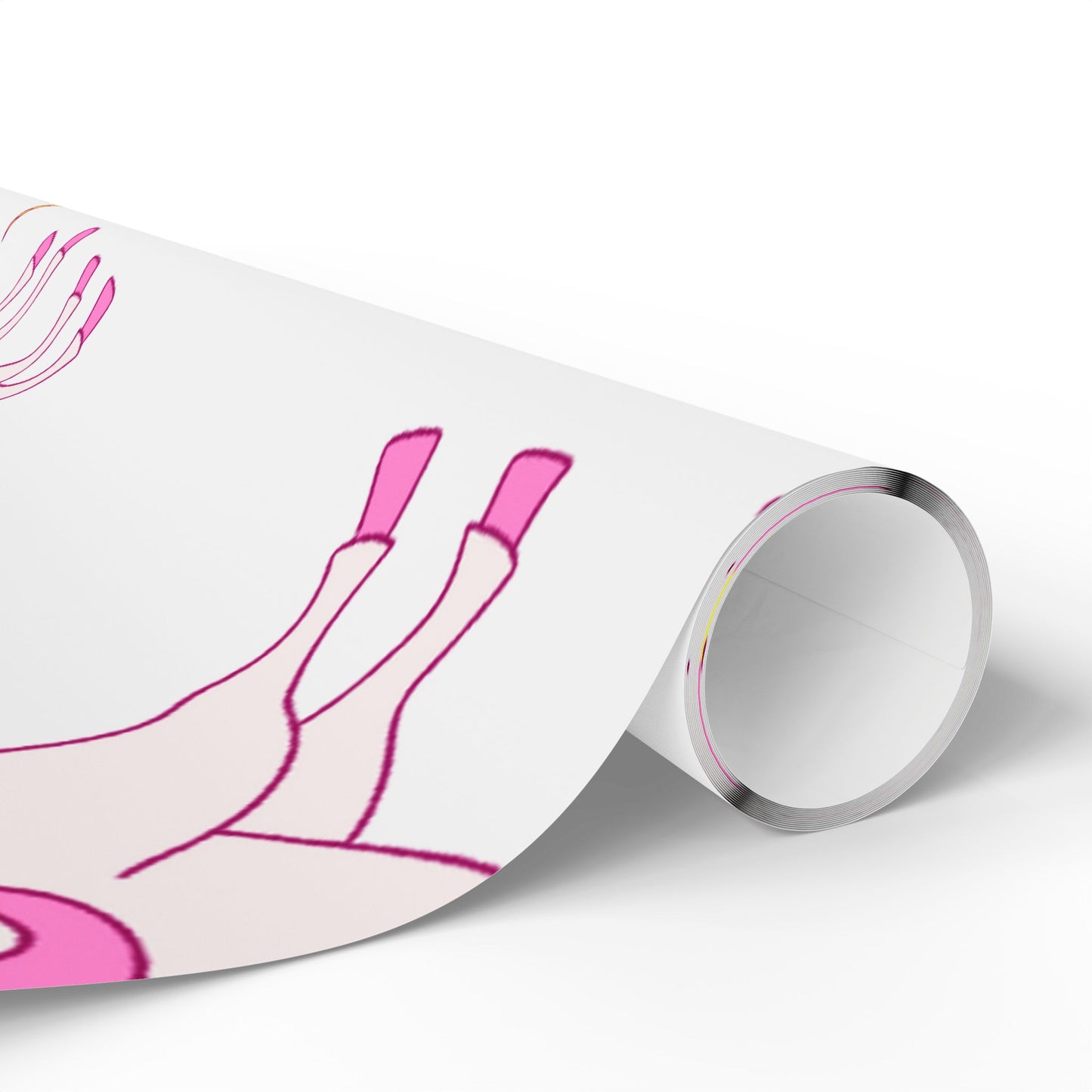 Pink Horses Wrapping Paper Stylish Gift Wrap for Birthdays and Celebrations