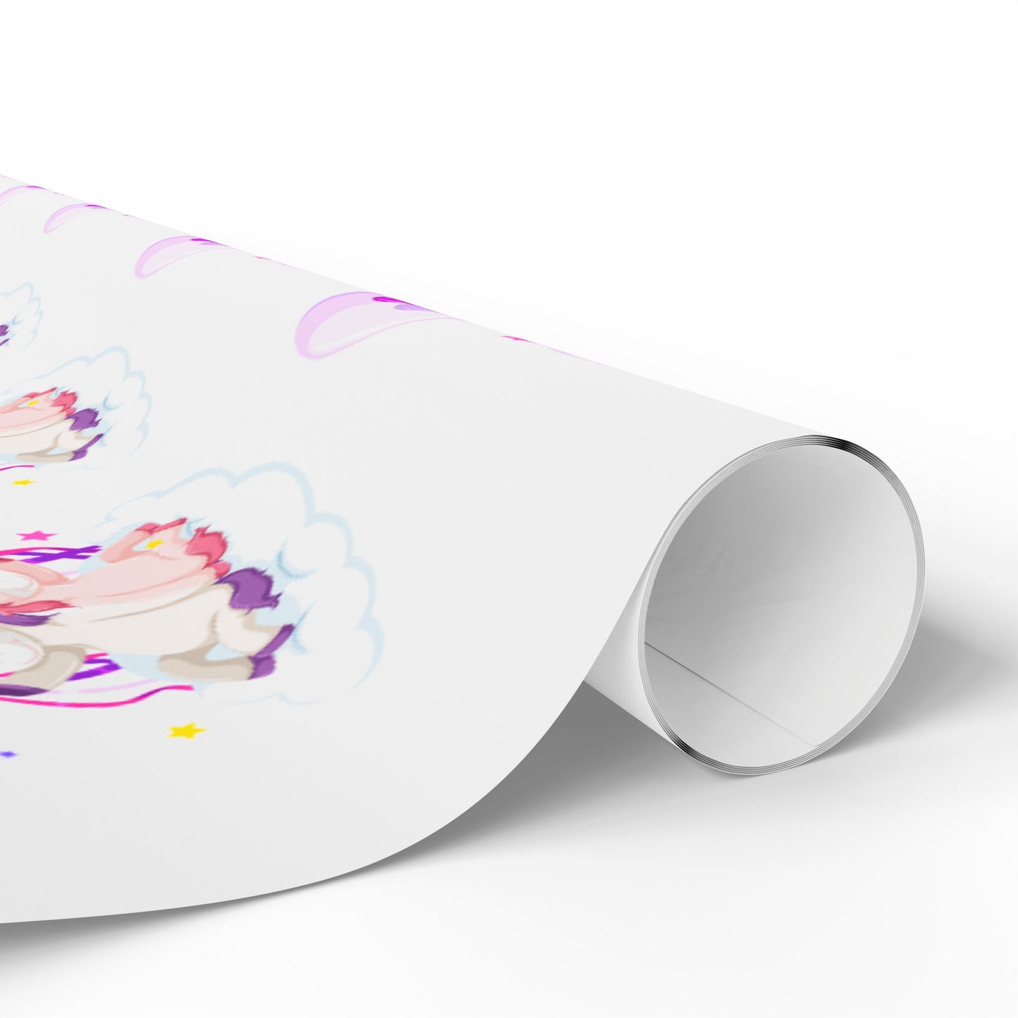 Purple Horses Wrapping Paper Elegant Gift Wrap for Celebrations