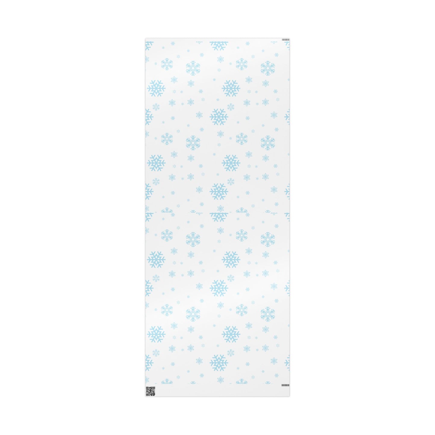 Blue Snowflake Wrapping Paper