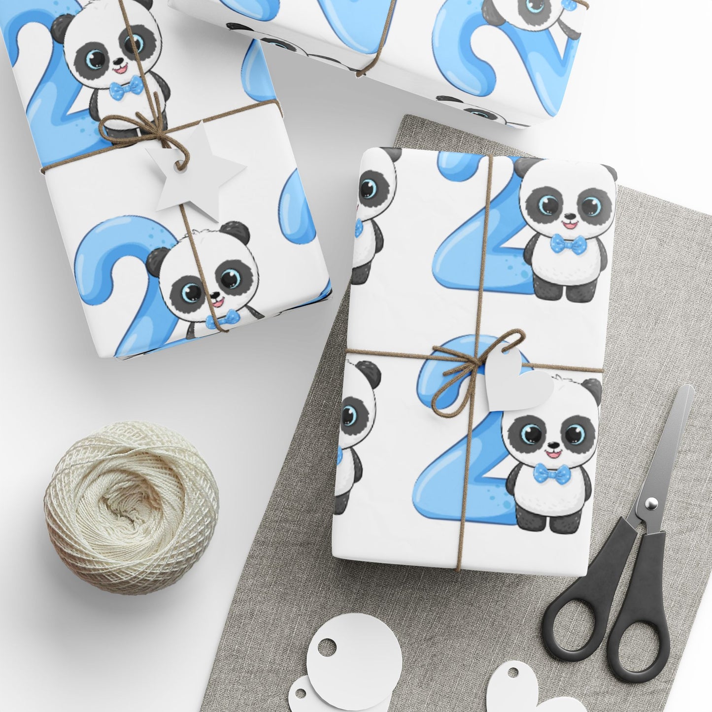 Playful Panda Wrapping Paper Cute Gift Wrap for Kids & Celebrations