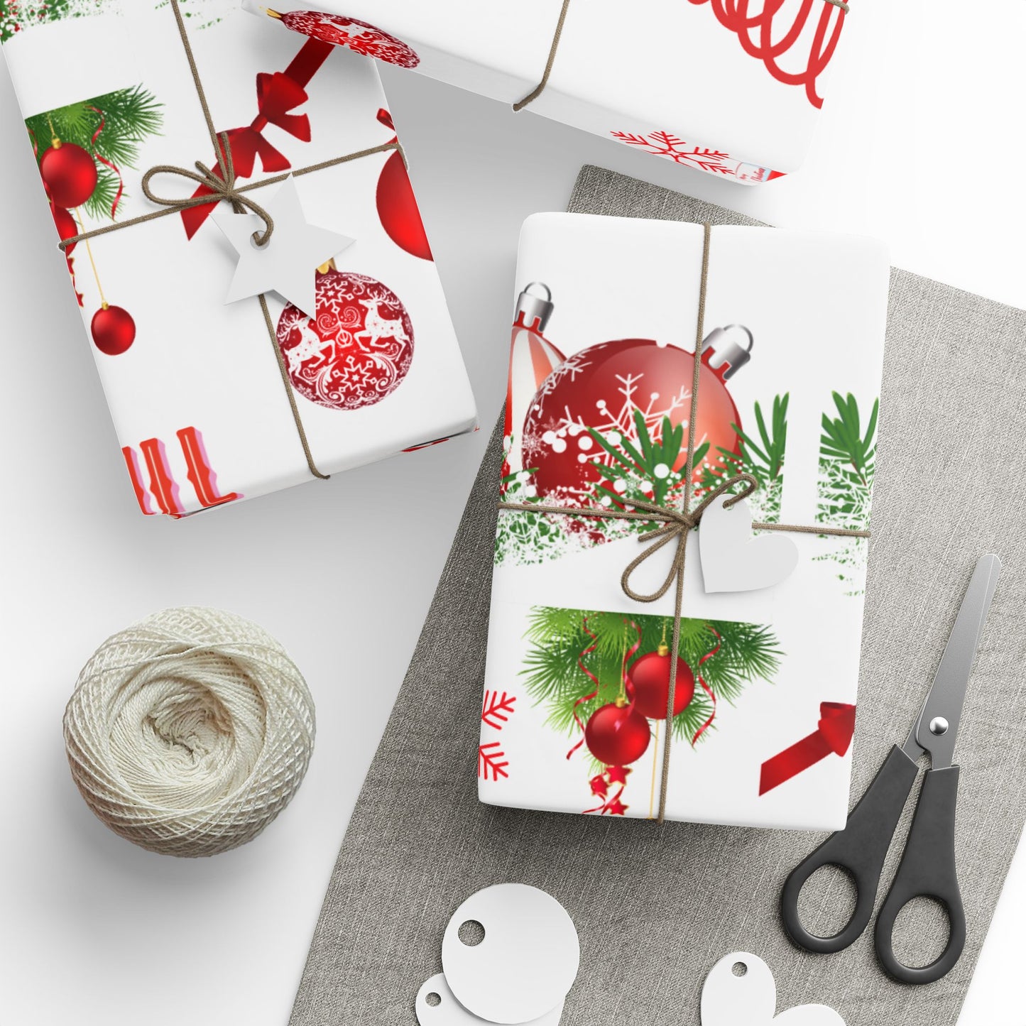 Joyful Christmas Wrapping Paper Festive Gift Wrap for Holidays