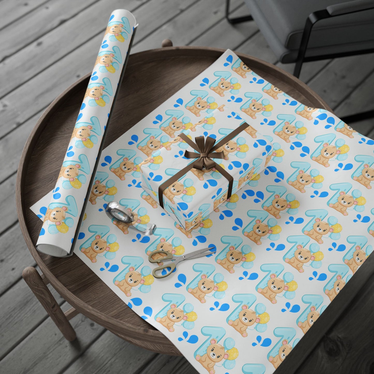Cute Animal Wrapping Paper - Fun Gift Wrap for Birthdays, Baby Showers, Holidays, Kids Parties, and Celebrations