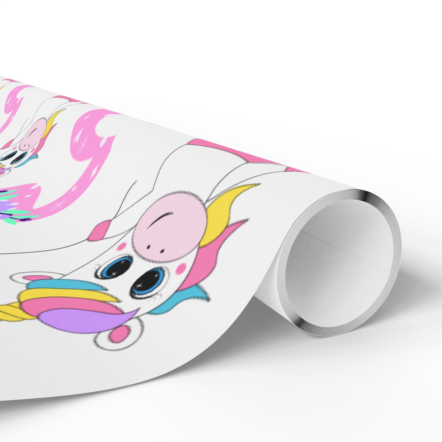 Colorful Horse Birthday Wrapping Paper Fun Gift Wrap for Kids Parties
