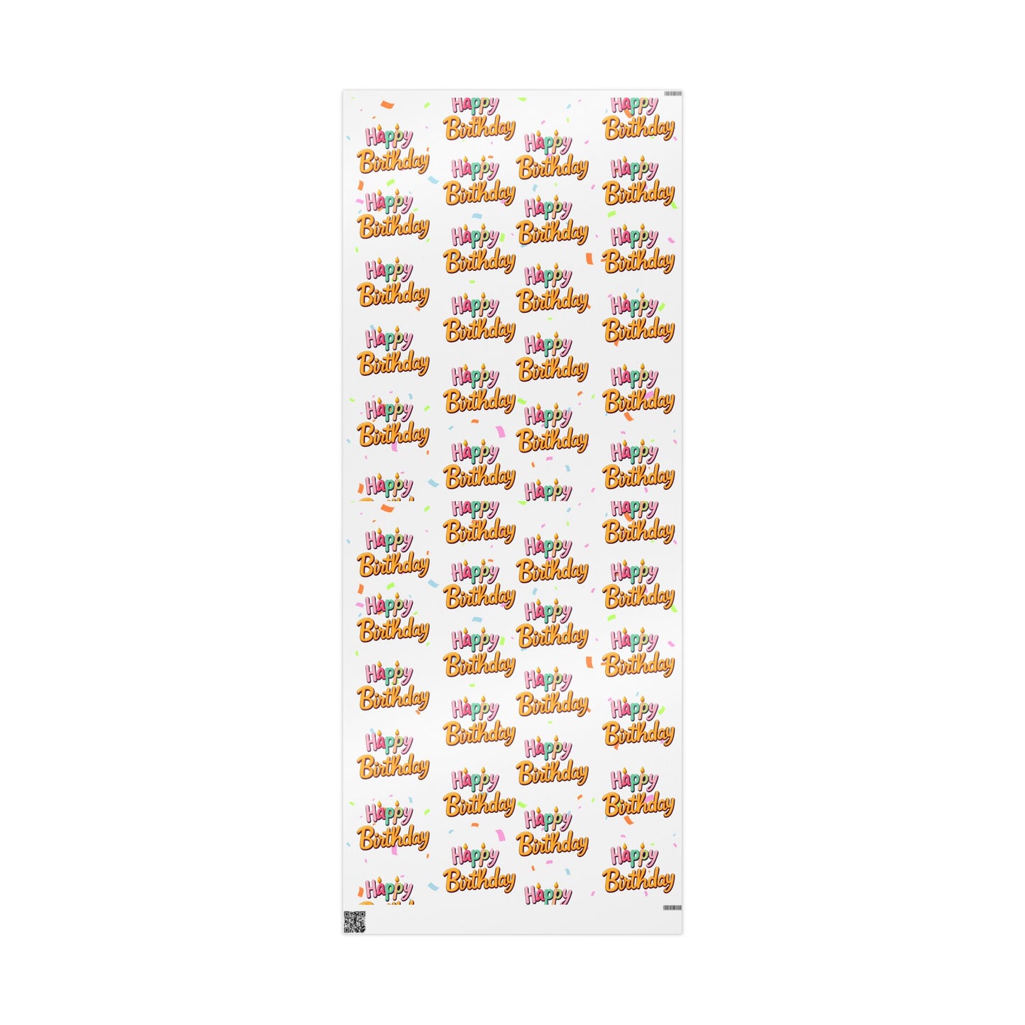 Festive Birthday Wrapping Paper Colorful Gift Wrap Sheets