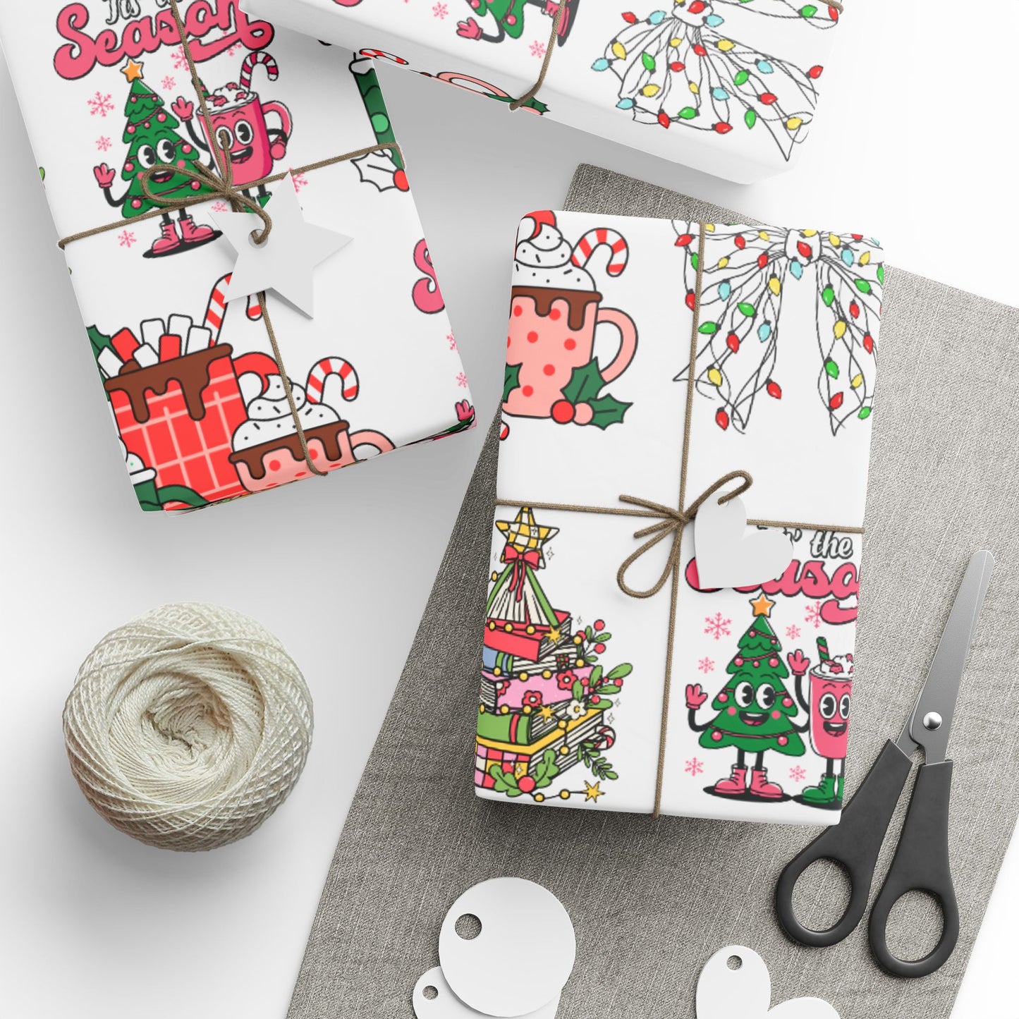 Classic Christmas Wrapping Paper – Festive Gift Wrap Sheets