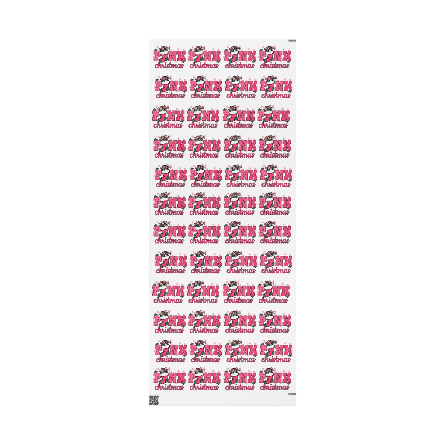 Pink Holiday Wrapping Paper – Modern Festive Gift Wrap