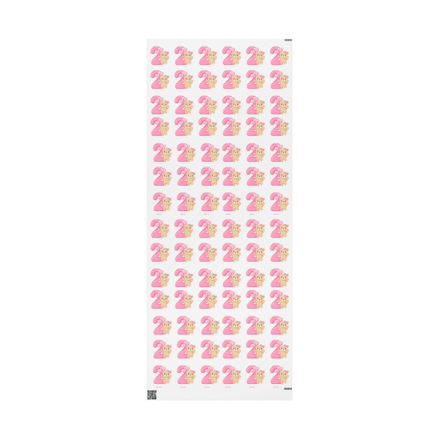 Happy Second Birthday Wrapping Paper Cute Gift Wrap for Kids
