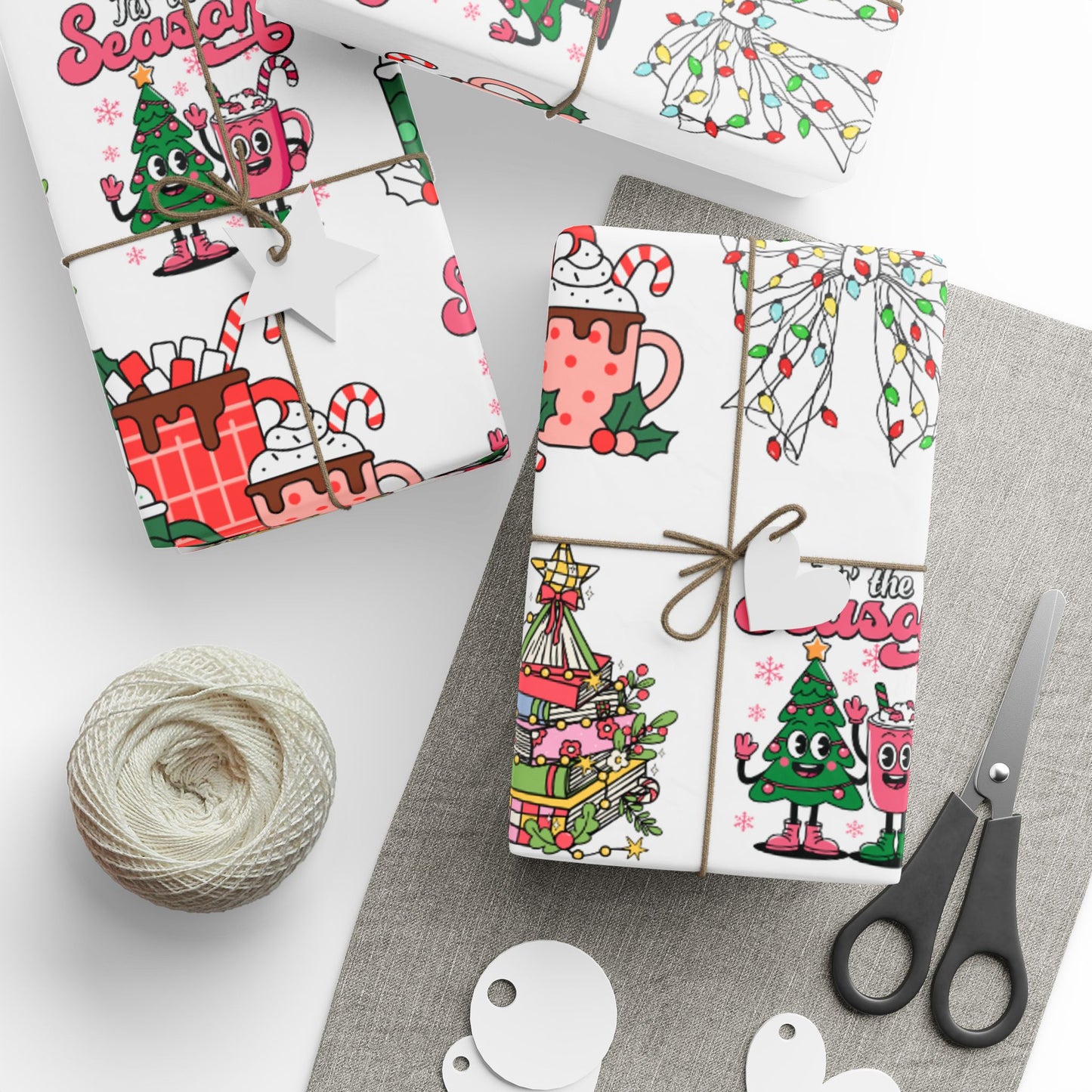 Classic Christmas Wrapping Paper – Festive Gift Wrap Sheets