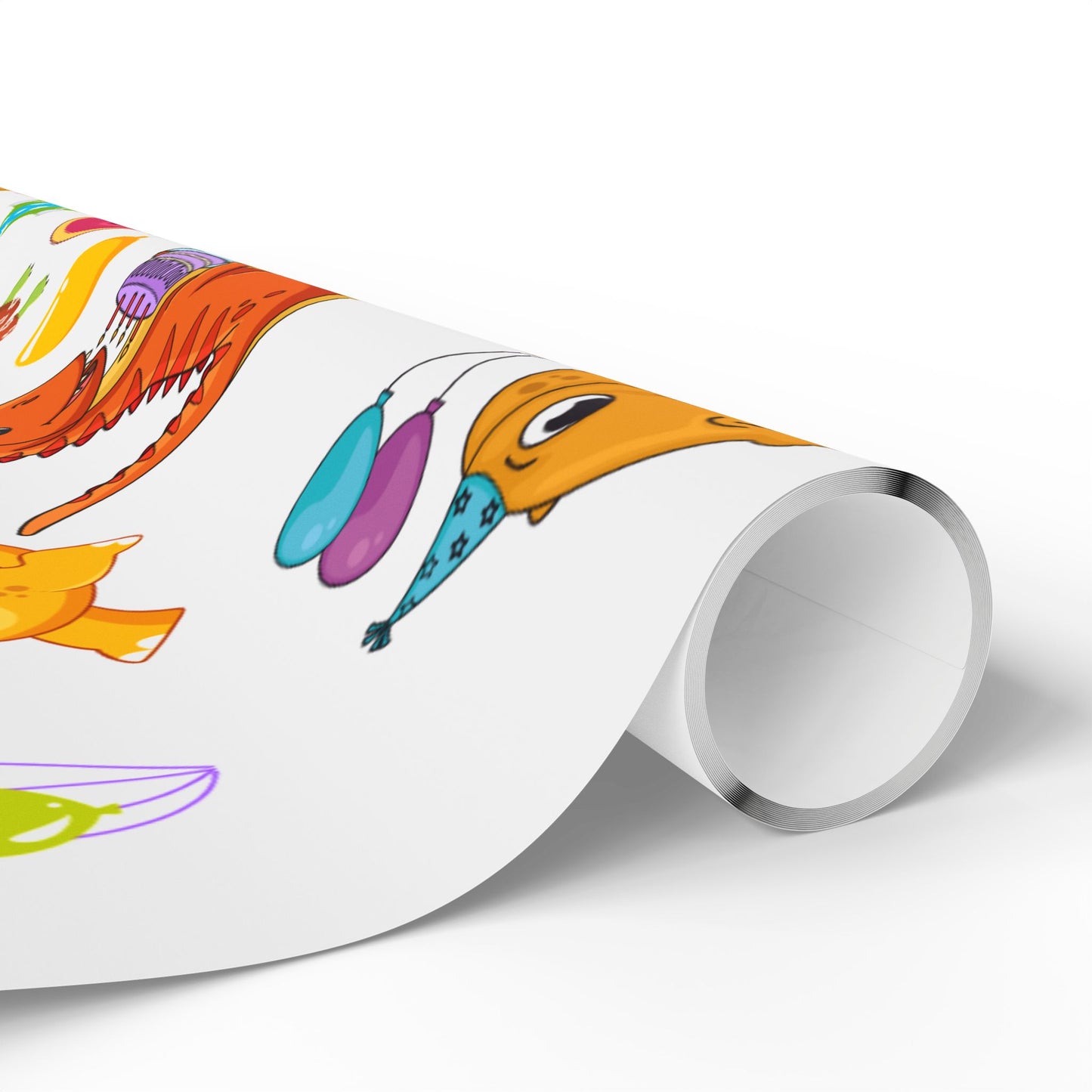 Dino Happy Birthday Wrapping Paper Fun Gift Wrap for Kids