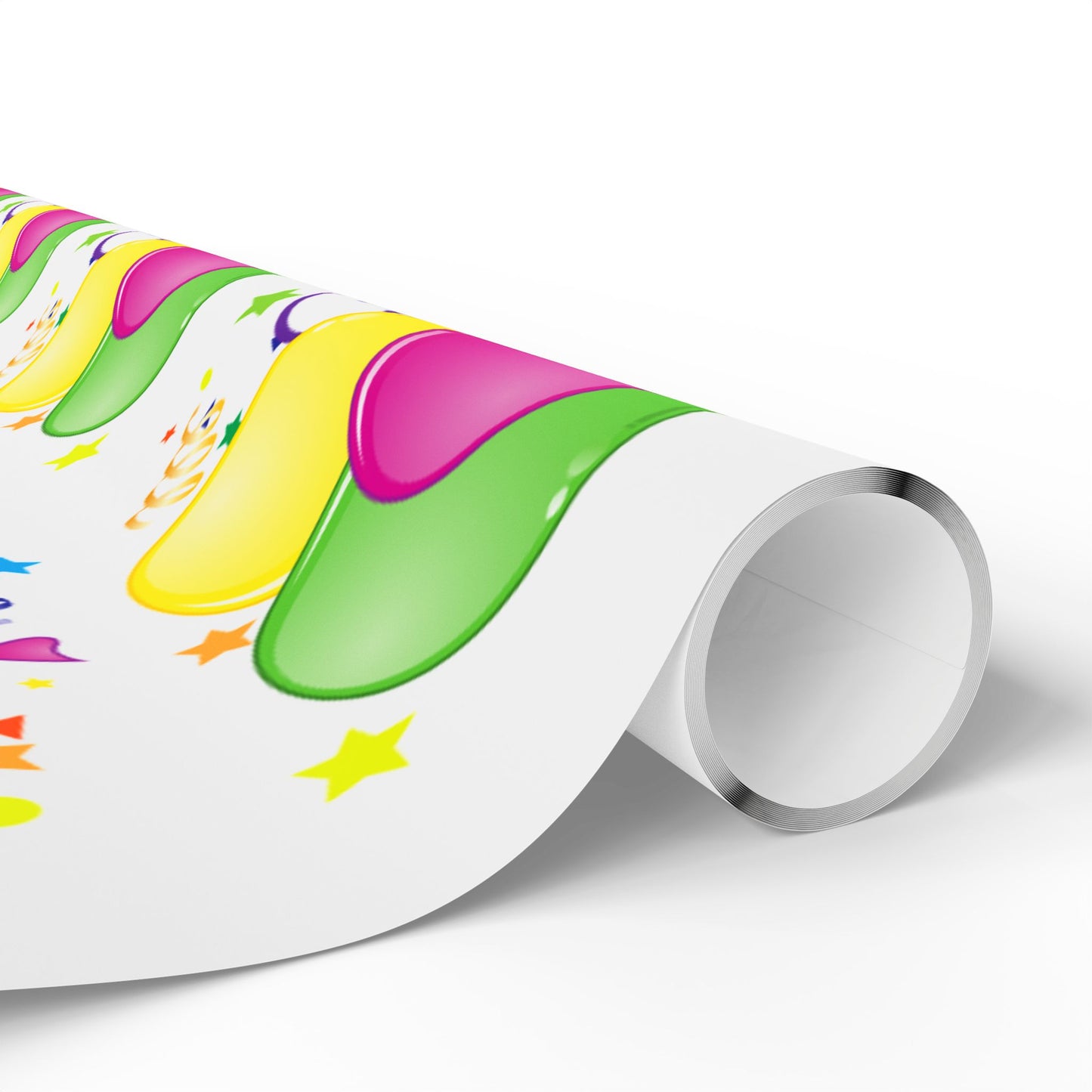 Colorful Balloons Wrapping Paper Party Gift Wrap Sheets