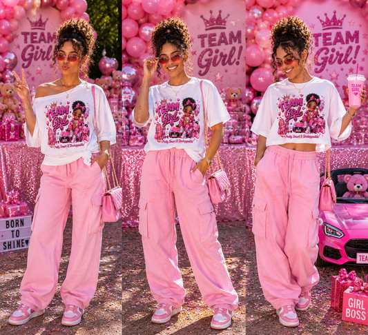 Team Girl Pink Vibes